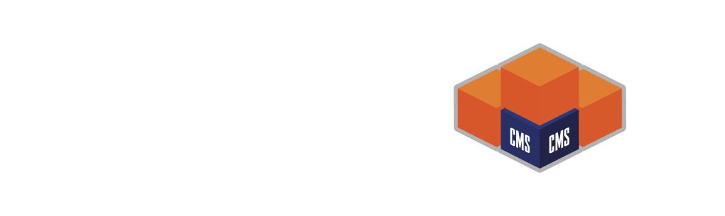 Cornerstone Marketing Solutions Logo, Transparent Background, White Text