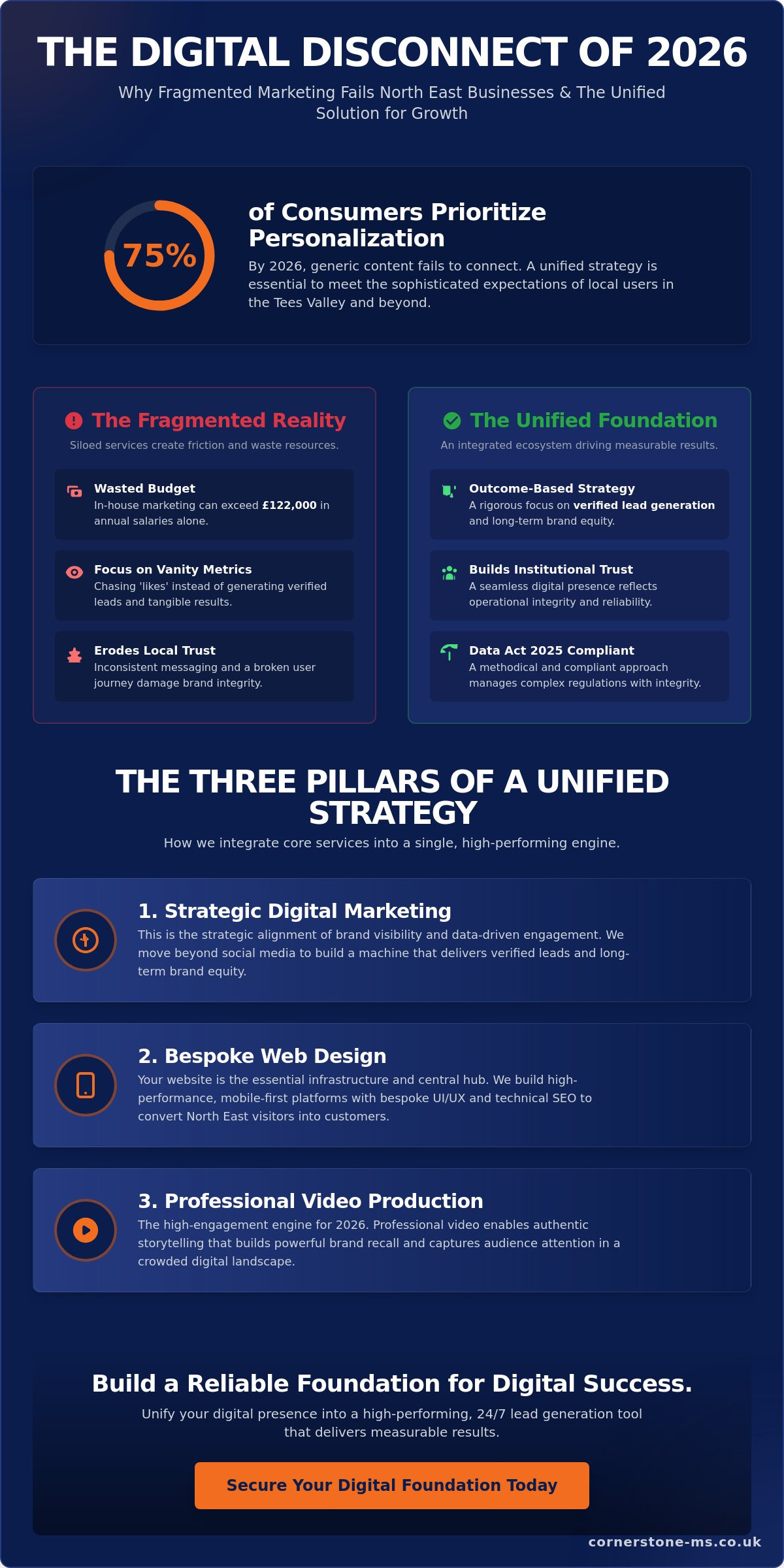Integrated Digital Marketing in the North East: Web Design & Video Production for 2026